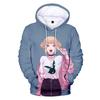 Модные толстовки Harajuku Himiko Toga с объемным принтом, толстовки для мужчин, женщин и детей Kpop с круглым вырезом, милые толстовки с принтом Himiko Toga