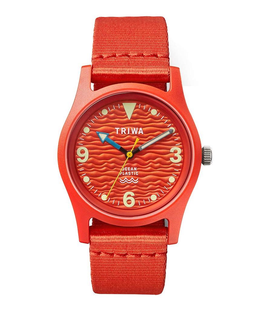 Часы TIME FOR OCEAN PLASTIC Регулярный импорт Швеция Скандинавский дизайн TRIWA/Toriwa Мужская и женская (унисекс) TFO103-CL153512