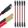 12 AWG SAE To SAE Extension Cable 12 Gauge 2-Pin SAE Connector Extension Cord With Dual Head Plug For Solar Panel Automotive Car Motorcycle 12In