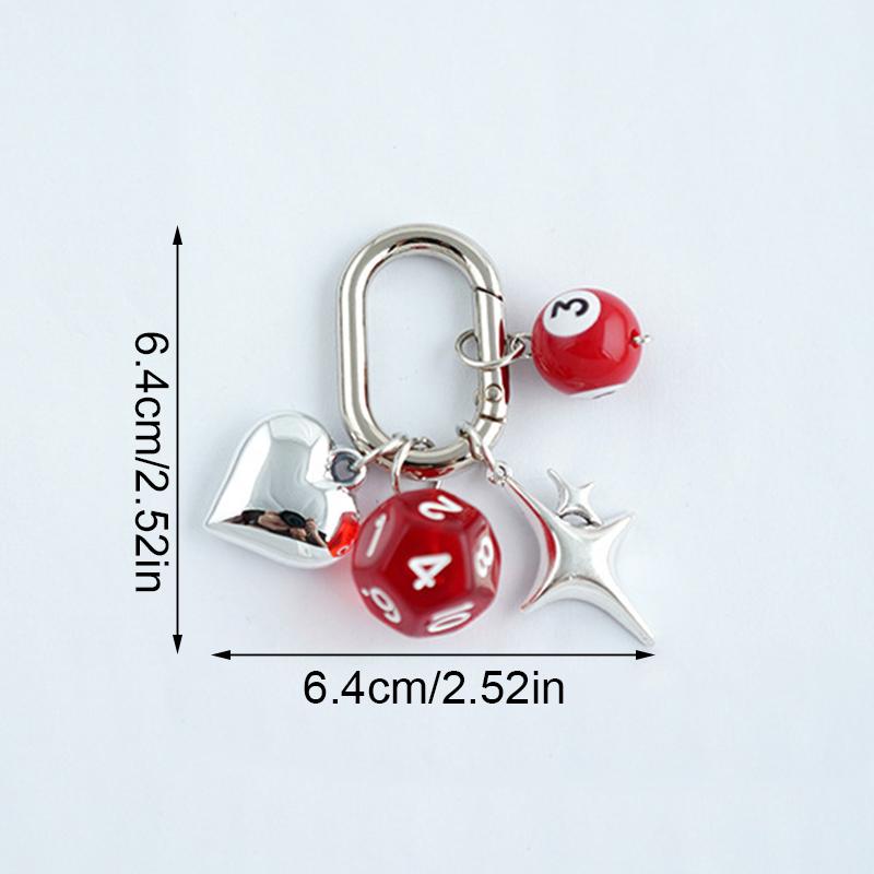 1 шт. Акриловый подвесной мешочек для украшений в форме кубика, подвеска-сито, брелок, подвеска, многогранный брелок для кубиков, маленькие подарки