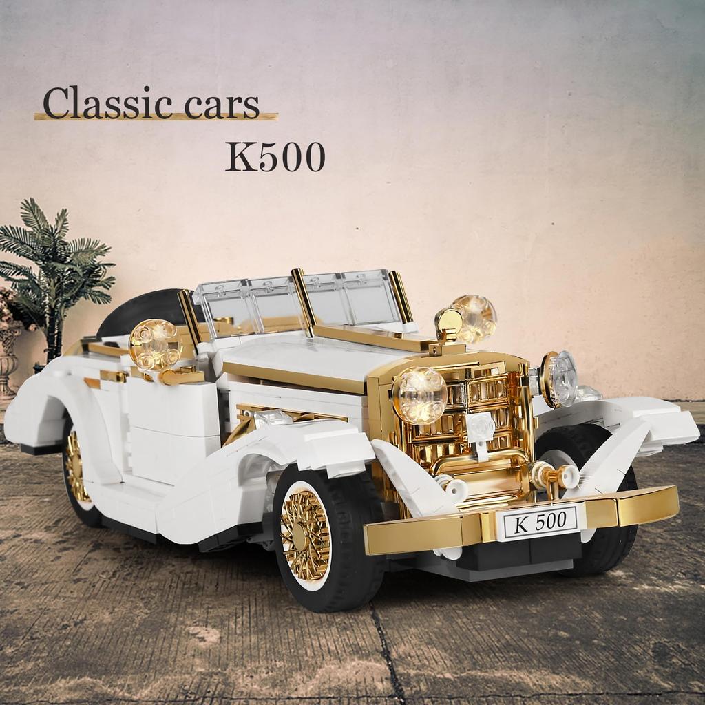 Mold King 10003 набор блоков для сборки модели автомобиля старика, различные творческие технологии K 500 набор блоков для сборки автомобиля отца, создайте свой собственный блок для гоночного автомобиля (868