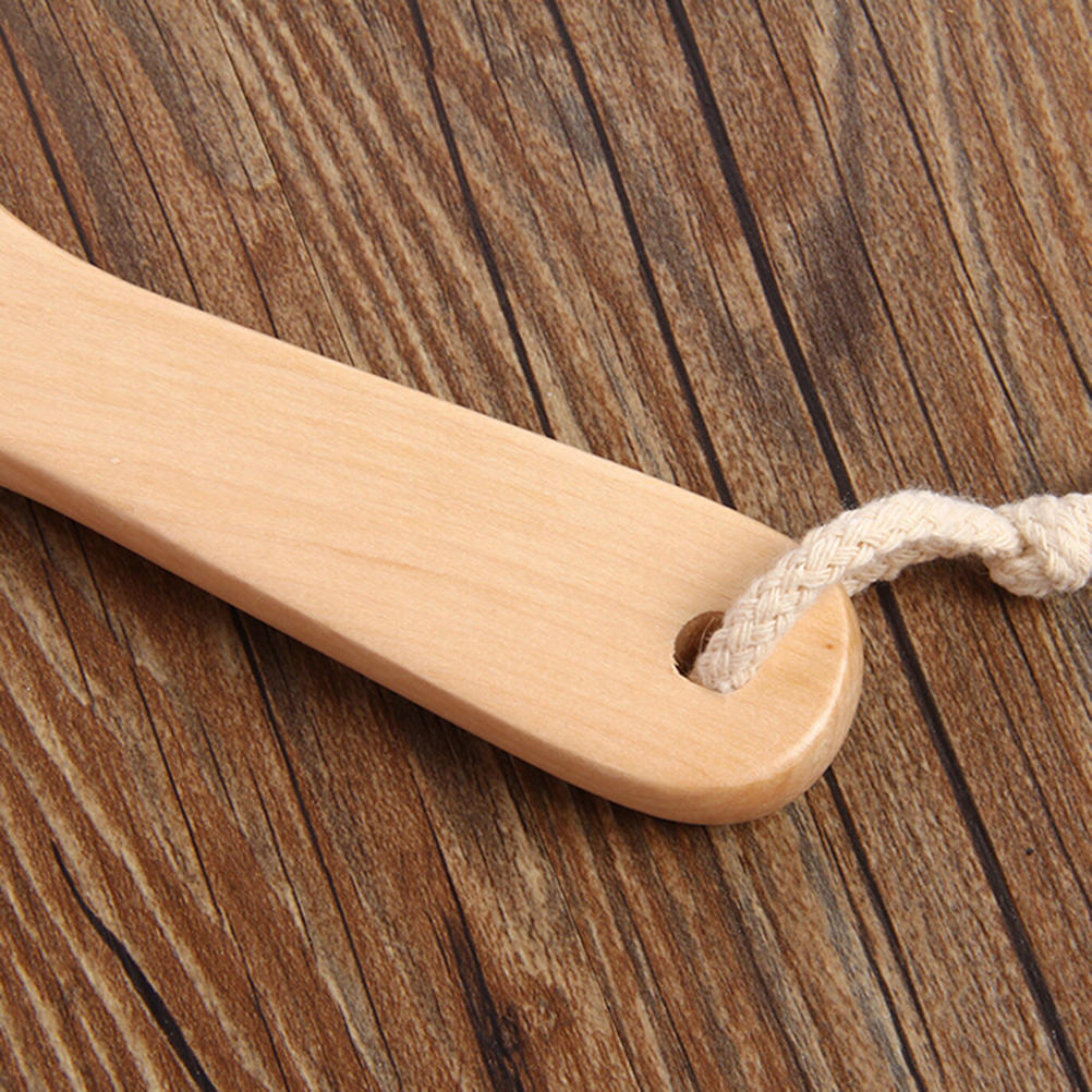 Щетка для отшелушивания сухой кожи с натуральной щетиной, массажер для ванны, скруббер для душа