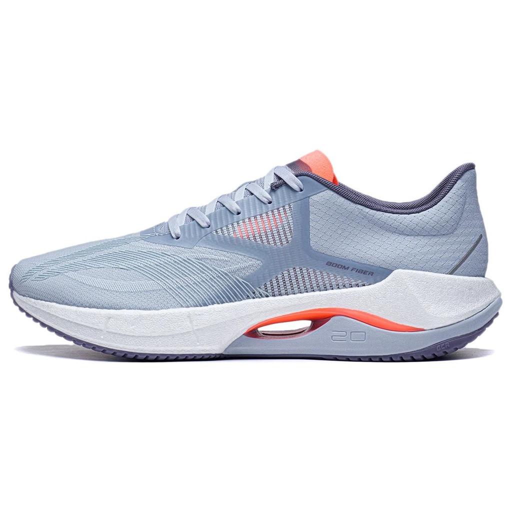 Li Ning Super Lightweight 20 Slip Resistant Wear Resistant Rebound Low Top Running Shoes Men Sneakers Sky-Blue ARBT001-12