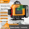 16-линейный зеленый лазерный уровень высокой точности с автоматическим выравниванием для использования в помещении и на улице
