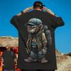 3d Hip Hop Monkey Print Short Sleeve T-Shirt For Men Street Trend Man Clothes Funny Men's T-Shirt Summer Casual Quick Dry Tees