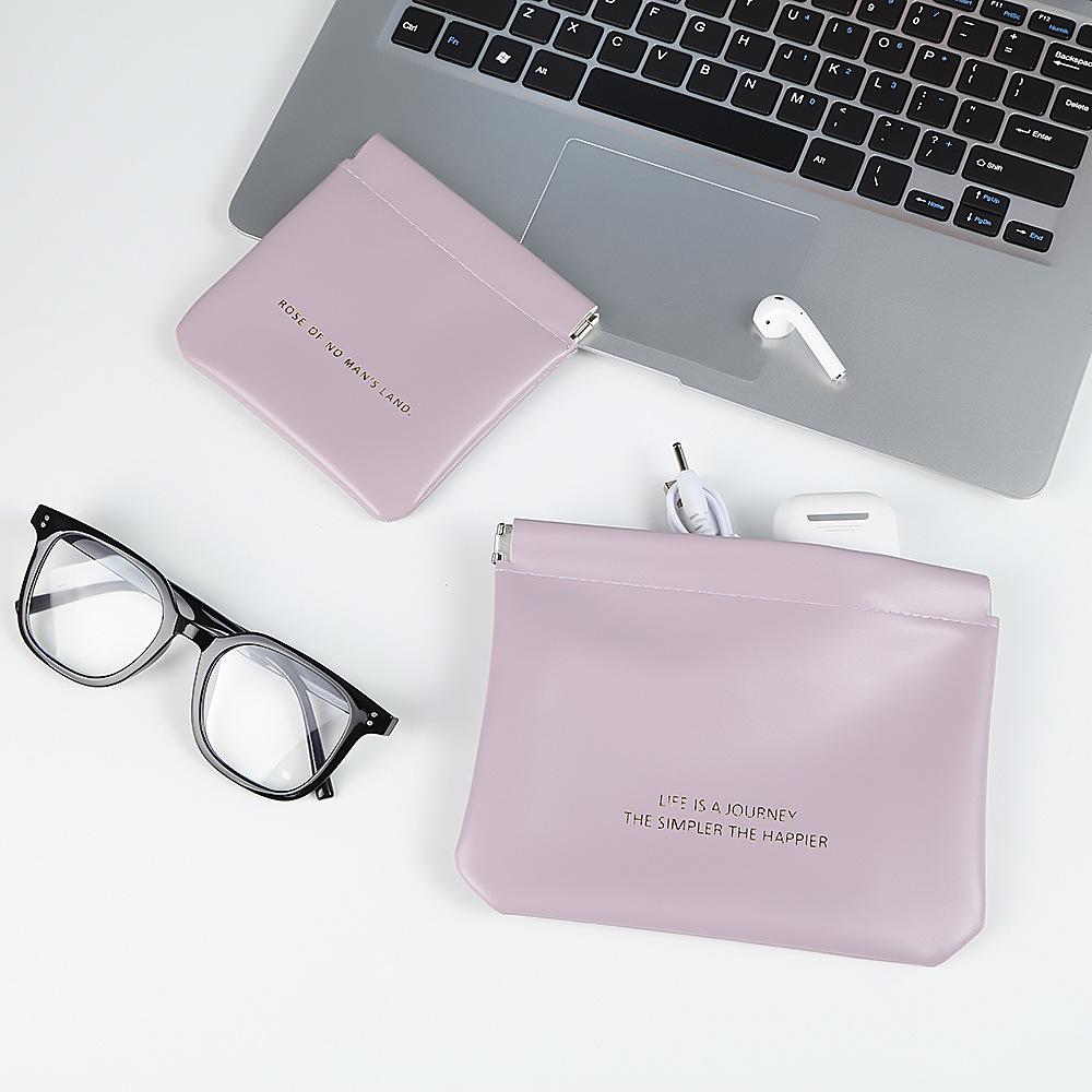 Органайзер для красных конвертов с пружинным зажимом: Портативный держатель для данных и украшений с автоматическим закрытием, кошелек для монет