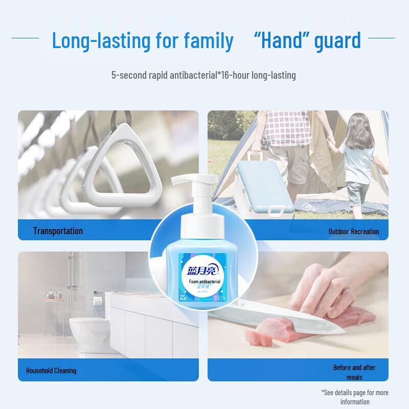 Blue Moon Foam Antibacterial Hand Wash with Amino Acids