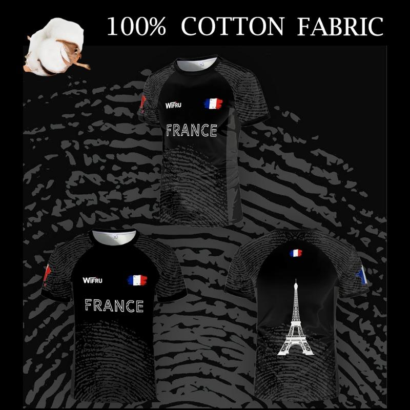 Португалия Мужская уличная одежда Футбол 3D-принт Быстросохнущая Дышащая Парные футболки для семейного образа Мужская/Женская Футболка с коротким рукавом
