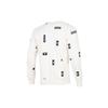 adidas Свитшот с принтом FW22, круглый вырез, мягкий, повседневный, с длинным рукавом, стритвир, повседневный топ, мужской, белый, HN8985