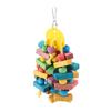 Parrot Toy Bird Toys Hanging Wooden Toy Parrot Swing Suitable for Parrots and Birds