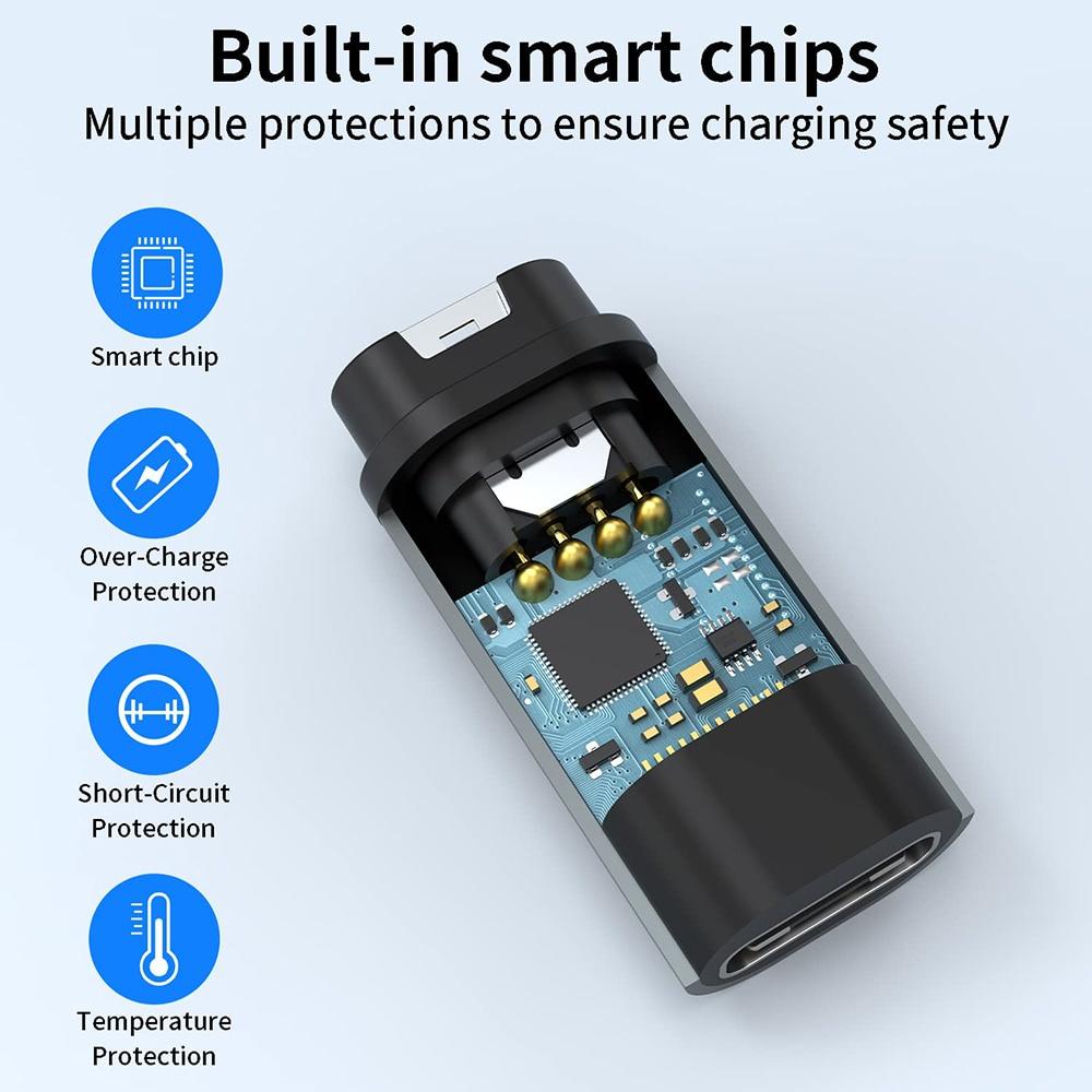 FONKEN Портативный адаптер типа C/Micro USB/IOS для зарядного устройства для Garmin Fenix 7/7S/7X/6/6S/6X/5/5S/5X конвертер для зарядки часов