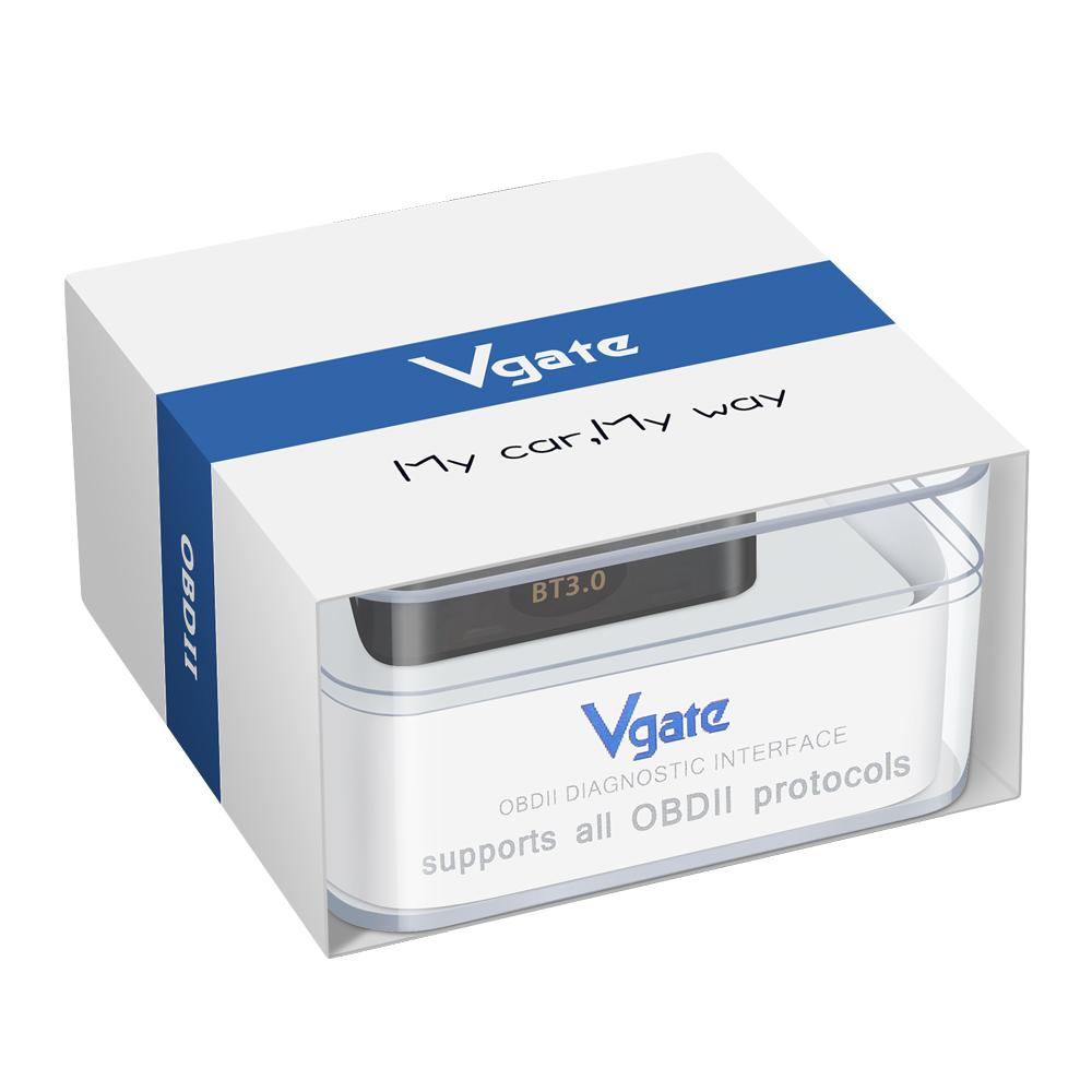 Vgate ICar Pro ELM327 Bluetooth 3.0 для ПК Android Диагностический интерфейс OBDII ELM 327 Поддержка всех протоколов OBDII