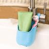 Silicone PVC Plastic Soap Dish Soft Sink Drain Rack Sink Hanging Storage Bag  Home