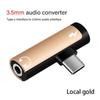 2 IN 1 Audio Adapter For Type C To 3.5MM Jack Jsaux Aux Usb C Headphone Jack Audio Cable for Xiaomi Mi iPad For Ios To 3.5mm Connector Audio Splitter