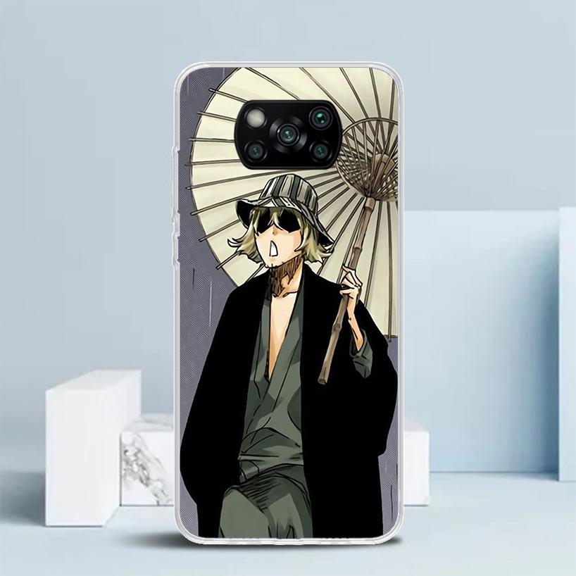 Bleach Киске Урахара Мягкий чехол для Xiaomi Poco F7 Ultra X7 X6 X5 Pro M7 Чехол для телефона Redmi 15 15C 13 13C 12 12C 10 10C Печать She