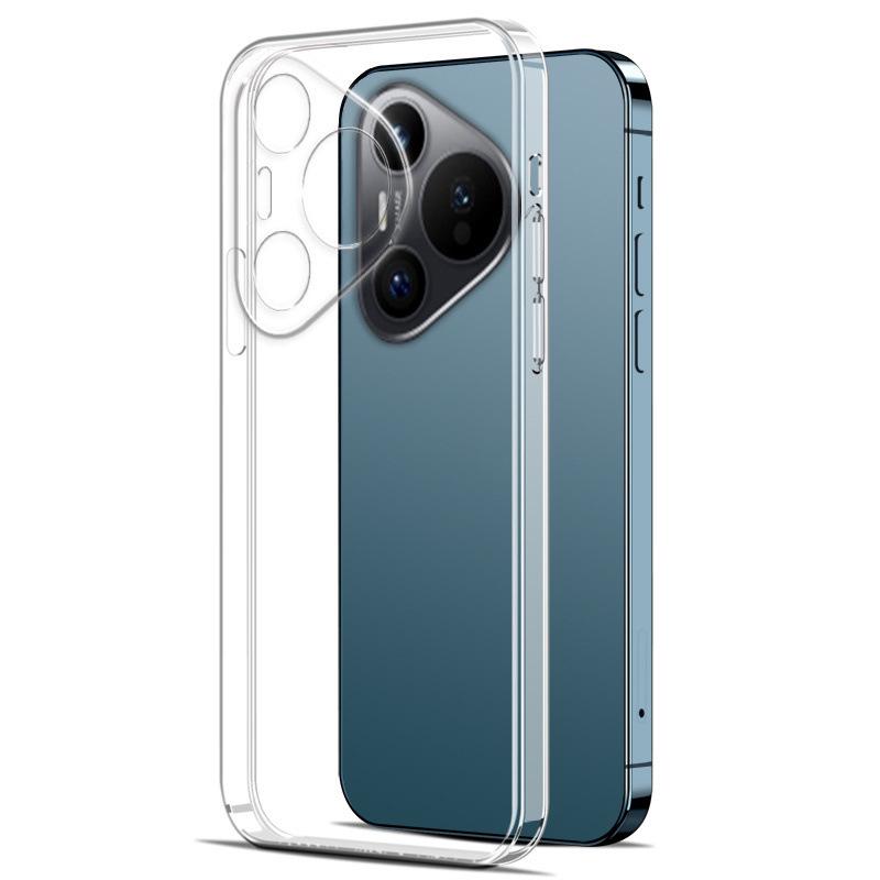 Прозрачный силиконовый защитный чехол для телефона Huawei Pura70/Pure70Pro+/P70Ultra