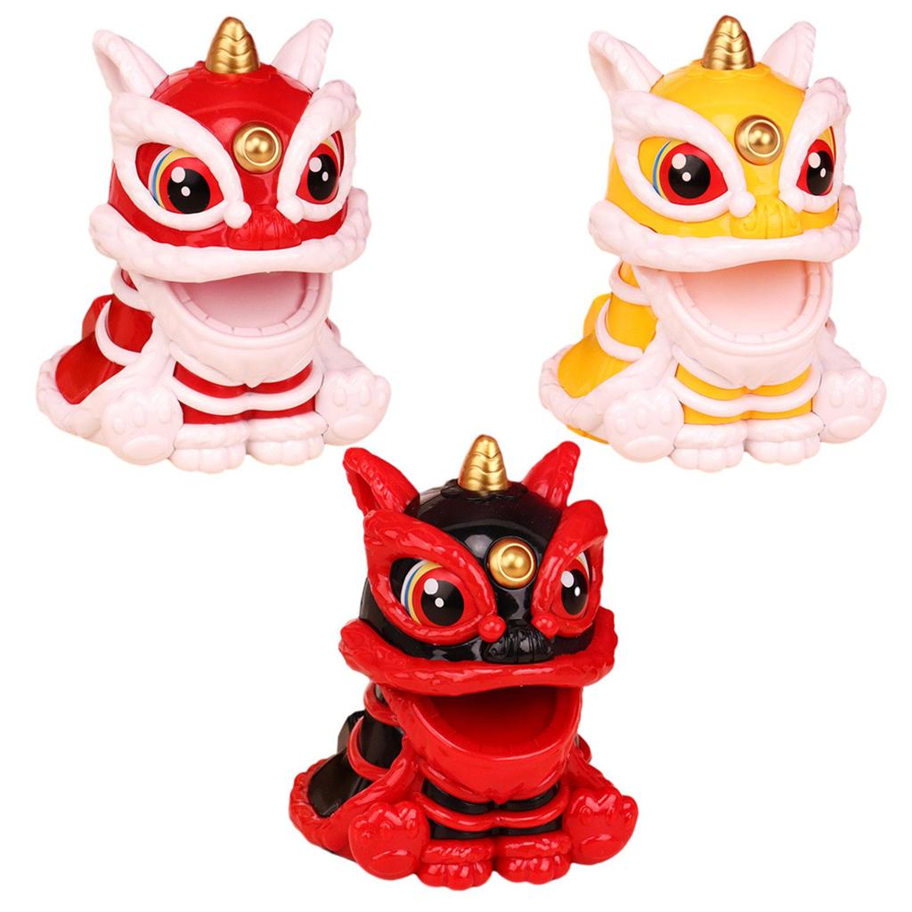 Украшение в виде льва, фигурки в китайском стиле, настольная скульптура, яркое настольное украшение, фигурка-болванчик для новоселья дома