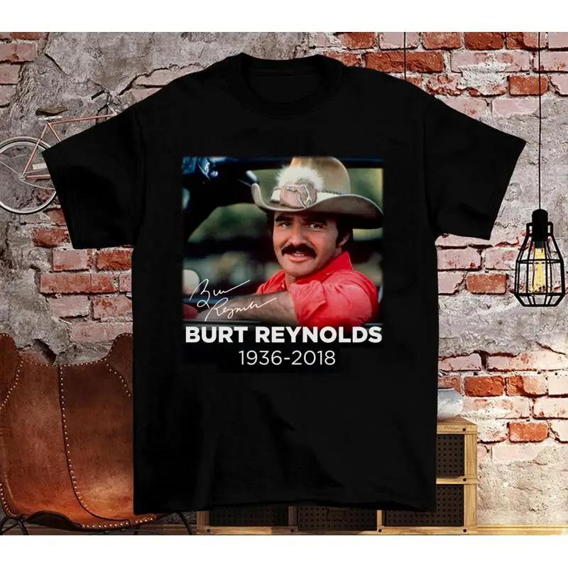 New Burt Reynolds 1936 2018 Signature Black Size S 5xl T Shirt