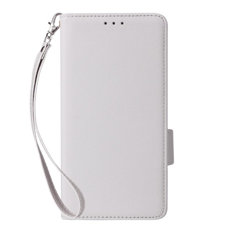 For Samsung Galaxy M15/F15 5G Luxury Smooth Side Buckle Wallet Magnetic Case Mobile Phone Litchi Pattern Flip Protective Case