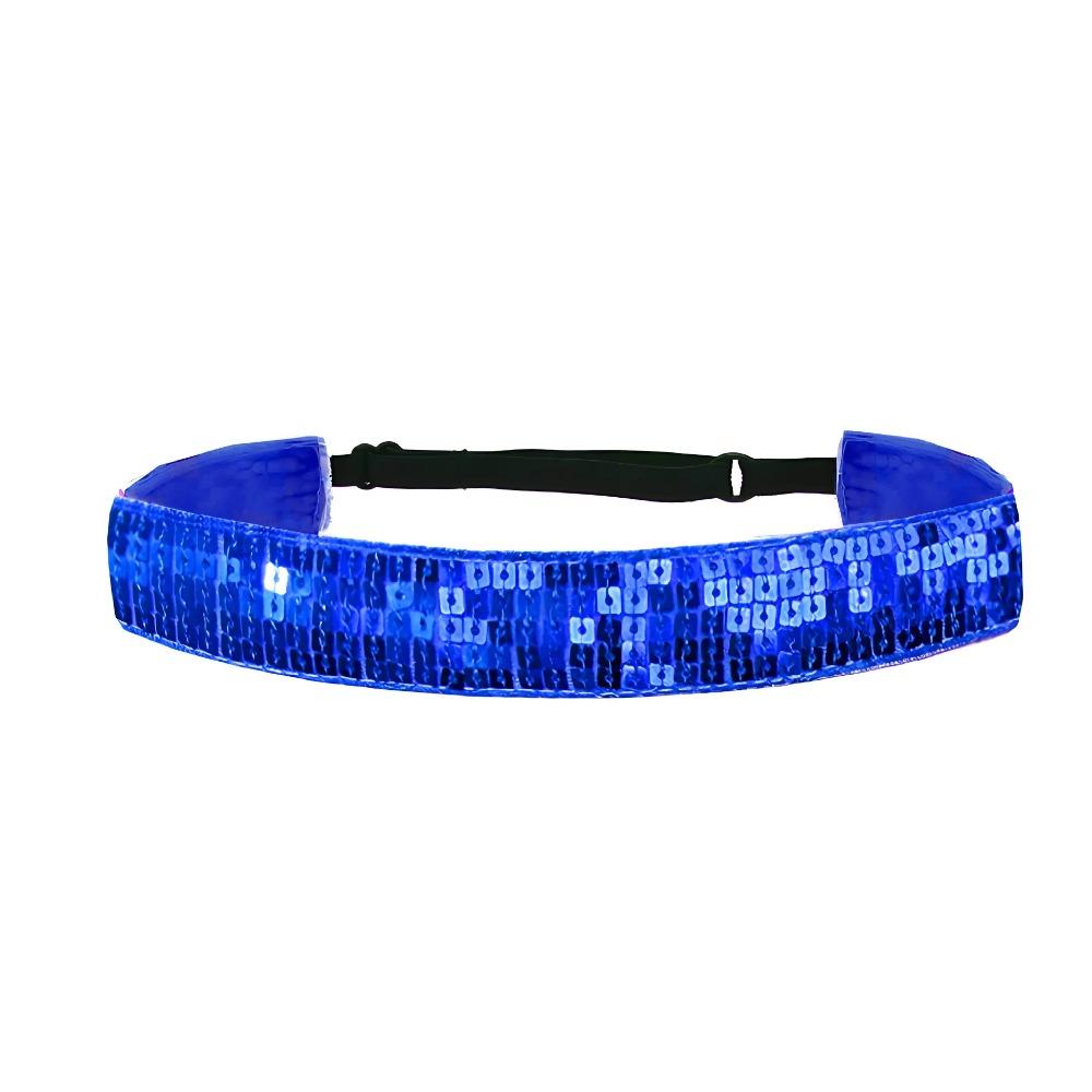 1 PC. Available in Multiple Colors. Ladies' Headband. Sequin Headband. Suitable for Sports and Yoga. Anti-slip. Adjustable. Elas