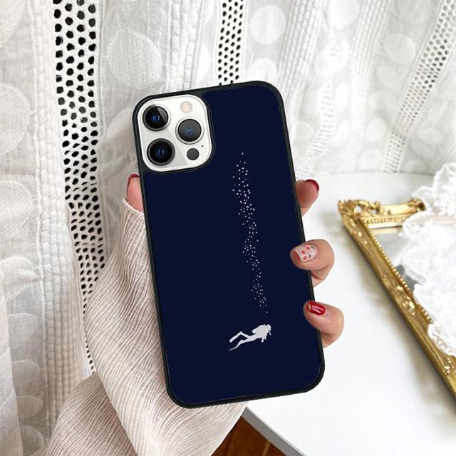 Чехол для телефона для подводного плавания с аквалангистом для Samsung Galaxy S10 S22 S23 S24 Note 10 20 Lite S20 Plus S21 Ultra Задняя крышка