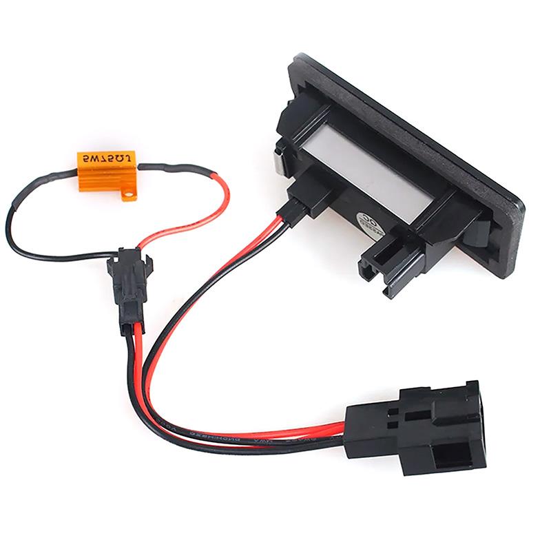 A Pair of LED License Plate Lights Auto Led Signal Lamp Fit For SKODA Octavia 3 /For Superb B6 /For Rapid /For Yeti /For Fabia
