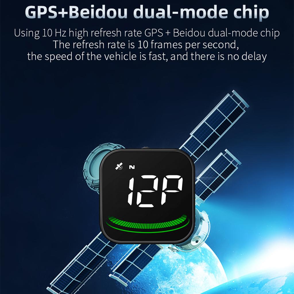 Интеллектуальный проекционный дисплей, универсальный автомобильный GPS-проекционный дисплей с отображением скорости, компаса, количества