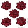 1pcs Roses Decals Flowers Clothing Accessories Embroidered Applique Iron On Patches For Jackets, Sew On Patches For Clothing Backpacks Jeans T-Shirt