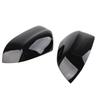 1 пара боковых накладок на зеркала заднего вида, глянцевые черные, стильные, прочные, легкие, накладки на дверные зеркала