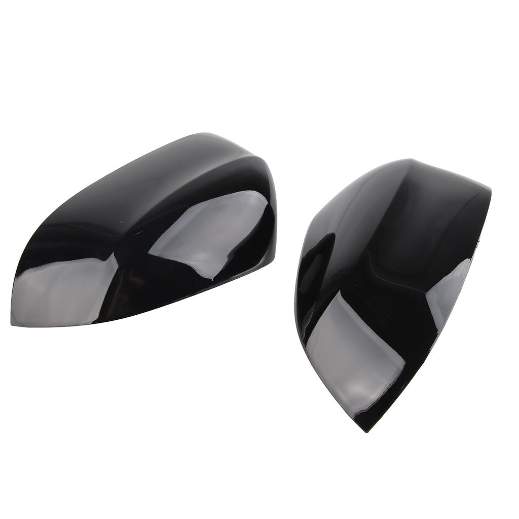 1 пара боковых накладок на зеркала заднего вида, глянцевые черные, стильные, прочные, легкие, накладки на дверные зеркала