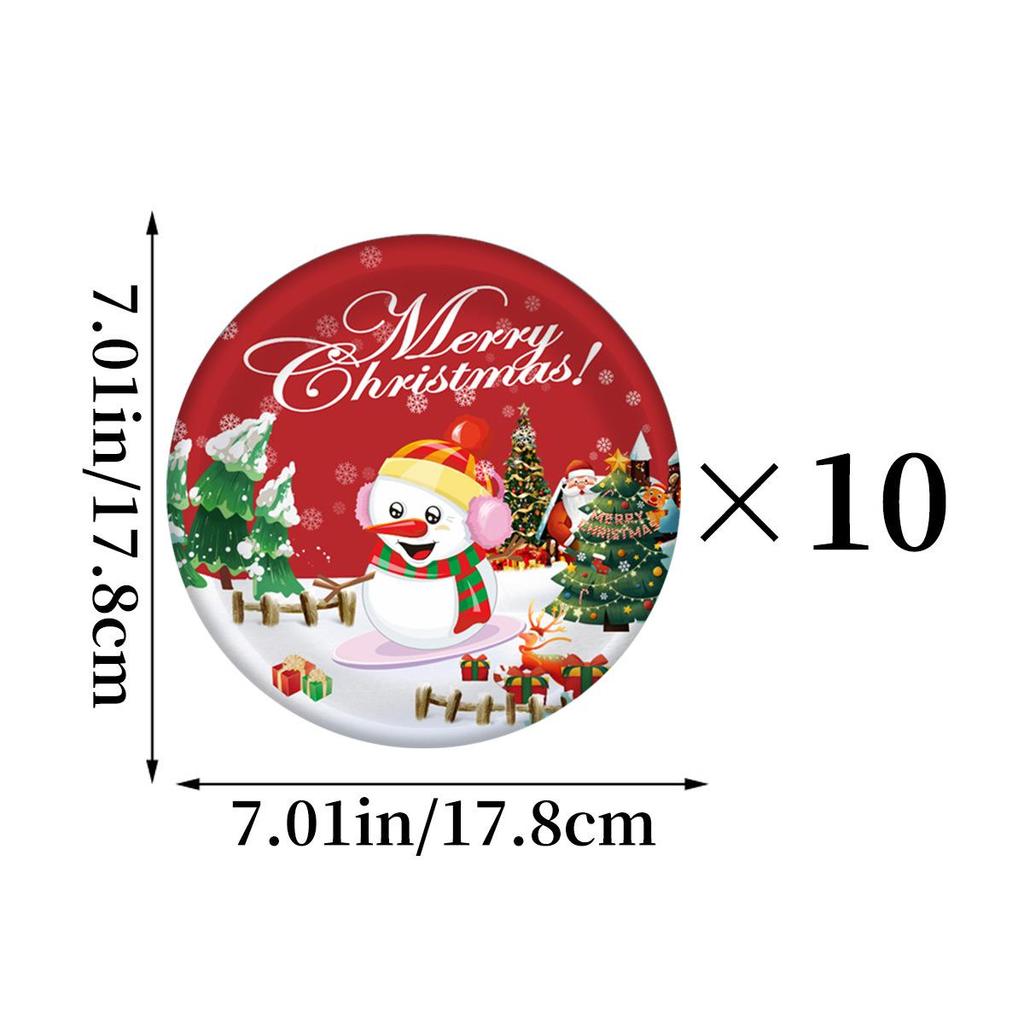 2024 Christmas Snowman Party Set: Paper Cups, Plates, Knives, Forks & Spoons
