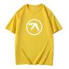 Unisexs Black Tshirt 100 Cotton Short Sleeve Tshirt Male Funny Fashion Aphex Twin Short Sleeves Cotton Comfortable Round Neck
