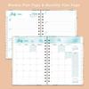 Monthly 2025 English Agenda Book Loose-leaf Coil A5 Schedule  Planner  School Stationery