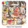 50 Милых Стикеры Ежики - Водонепроницаемые Мультяшные Животные для DIY Декора Бутылок для Воды, Блокнотов, Чемоданов