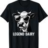 Legend Dairy Funny Farmer Cow Farmer Pun Graphic T-Shirt