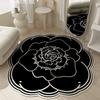 Advanced Floor Mat Round Shape Floor Mats Makeup Room Floor Mats Kitchen Hallway Runner Rug Bedroom Living Room Soft Carpet Non-slip Area Rug