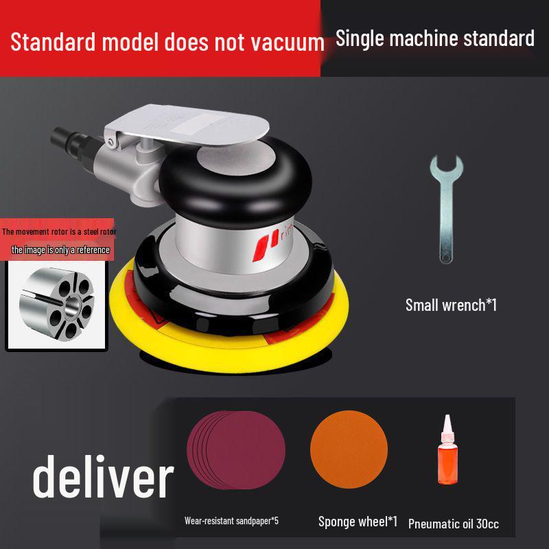 Handheld Air Grinder: Pneumatic Sandpaper Machine for Dry Grinding, Car Waxing & Polishing