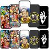 For Samsung Galaxy S24 S23 iPhone 16 15 14 Xiaomi Redmi Note 13 12 11 Plus 9 Pro Max X XR Phone Case Lovely Trafalgar Law Luffy One Piece OPPO Huawei