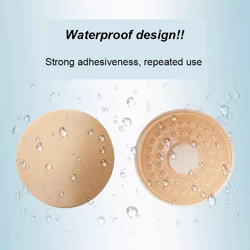 Многоразовые лепестки для груди, невидимые накладки на бюстгальтер без бретелек, самоклеящиеся накладки на соски, силиконовые сексуальные накладки на бюстгальтер для женщин, вечернее платье