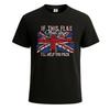 Если этот флаг вас оскорбляет Union Jack Великобритания Футболка для мужчин Новинка UK Футболка Топ