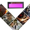 Сварочный светофильтр с автоматическим затемнением, работающий на солнечной энергии, сменный фильтр для сварочных шлемов и очков, защитная ЖК-пластина с регулировкой затемнения