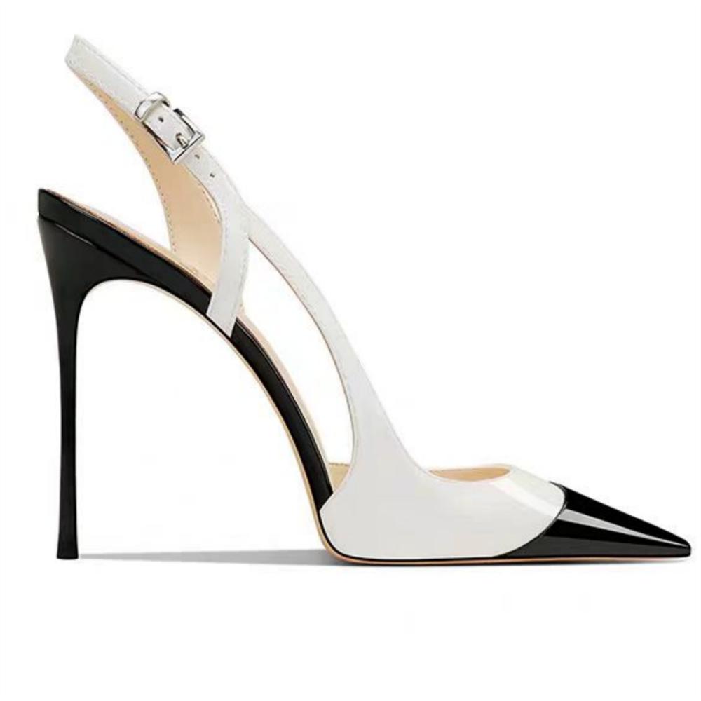 Летние женские туфли на высоком каблуке для женщин с острым носком и тонким каблуком, разноцветные туфли-лодочки, сексуальные женские туфли из лакированной кожи для вечеринок