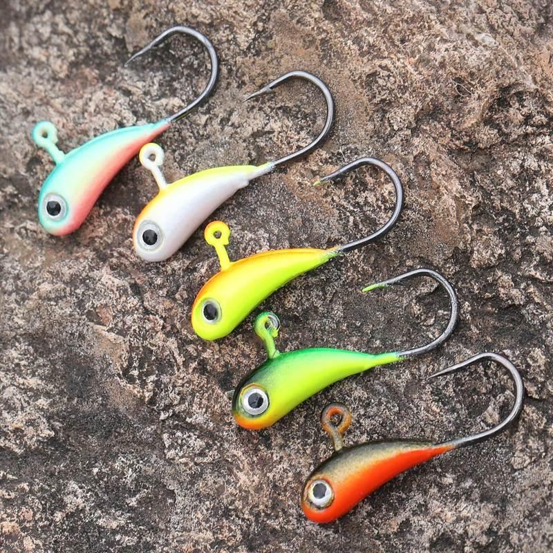 Крючки с приманками для зимней рыбалки,5 шт