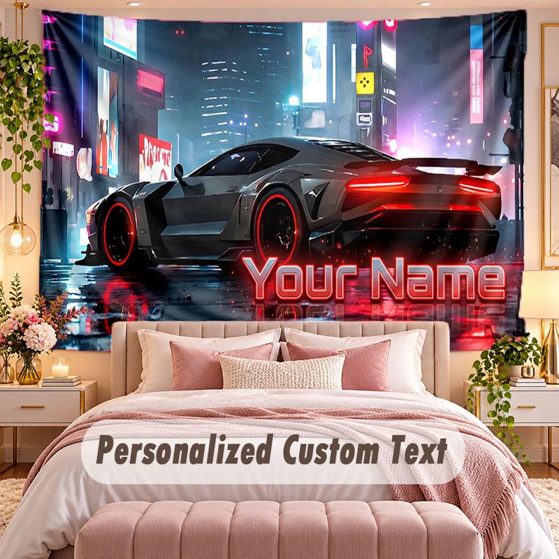 Other Similar Designs (86) Theme Wall Tapestry Customized With Name Text Personalized Hanging Tapestry For Bedroom Living Room Decor