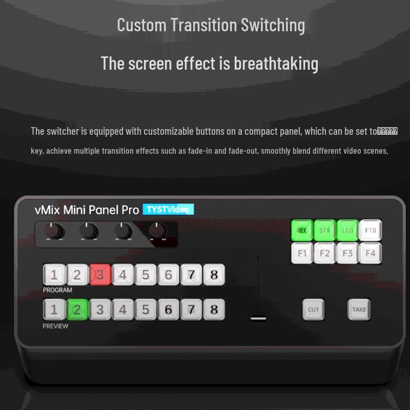 Tianyingshitong VMIX Mini Production Control Panel with PTZ Joystick