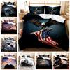 3D Digital Printing Animal Eagle Three-Piece Quilt Set Two-Piece Set