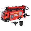 Ladder Firetruck Toy Water Spraying Function Alloy Firetruck Toy Model for Indoor Outdoor