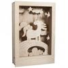 3D Wooden Frame - Rayher - Unicorn - 20x30x6.5 Cm - Creative Kit To Assemble - Mixed Children