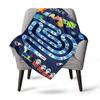 Space Adventure Home Customize Your Name Blankets Comfortable Soft Lightweight Multipurpose Blanket For Picnics Sofas Offices Beds Living Rooms