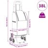Shopping Trolley Blue 39.5 x 33 x 93 cm Oxford Fabric